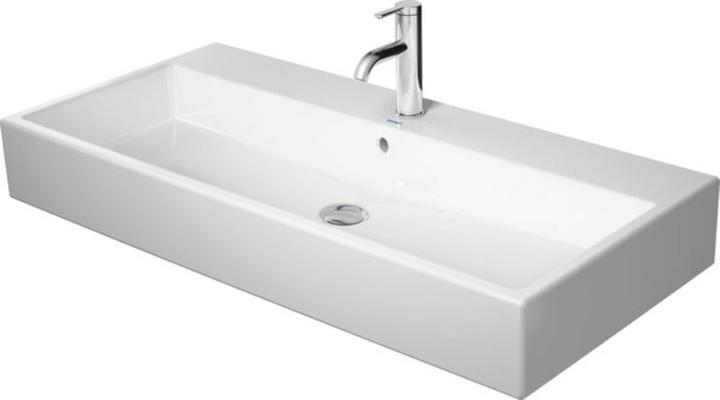 Produktbild Duravit Waschtisch VERO AIR m ÜL HLB geschli 1000x470mm 1 HL weiss (470 mm, 1000 mm)