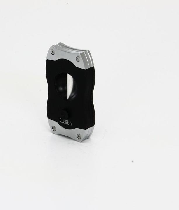 Produktbild Colibri V-Cut Cigar Cutter Black and brushed Chrome 9875 (1 x)