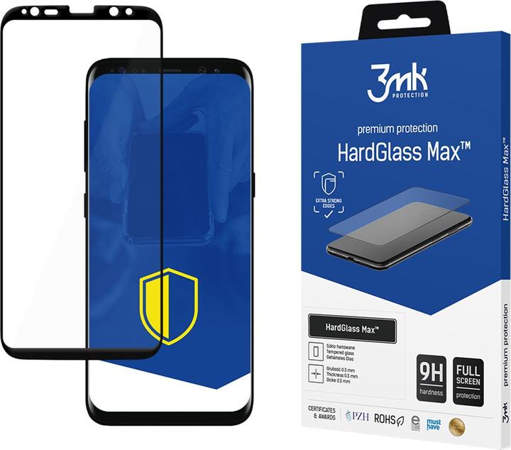 Actual product image 3MK Hardglass Max screen protector (1 Piece, Samsung Galaxy S8+)