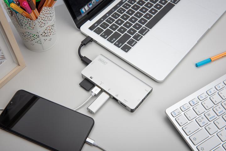 Produktbild Digitus DA-70866 (USB-C, 8 Ports)