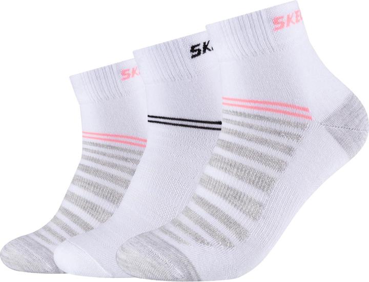 Skechers Maille de ventilation unisexe Quarter 3p (Lot de 3, 43, 46)