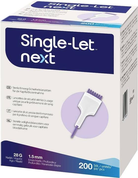 Single LET Next Einmalstechhilfe 200 (Stechhilfe)