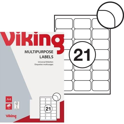 Produktbild Niceday Laser-Etiketten Glatt Weiss