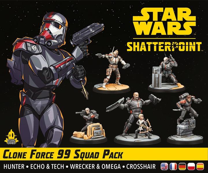 Immagine prodotto Atomic Mass Games AMGD1024 - Star Wars: Shatterpoint - Squad Pack Clone Force 99 (Squad Pack Clone Force 99) (Tedesco)