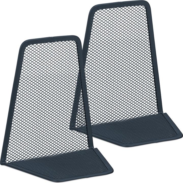 Actual product image Relaxdays 2x bookend (12.5 x 9 x 14 cm)