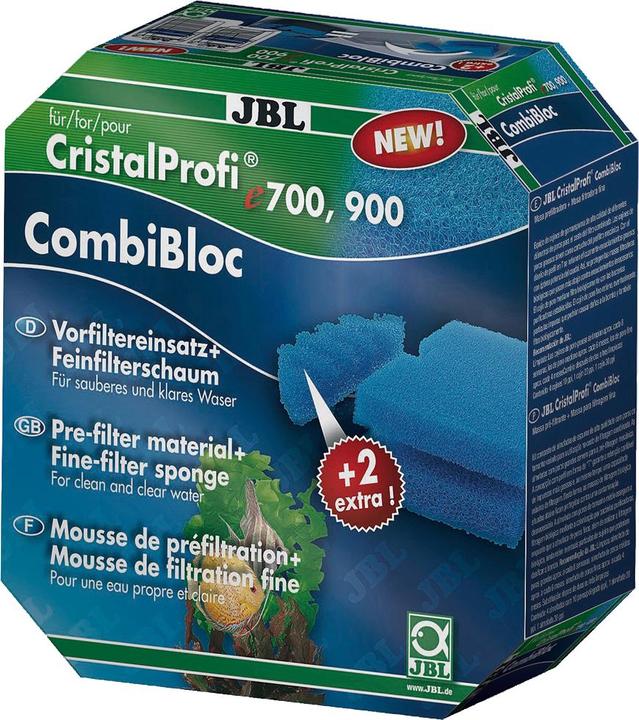 Image du produit JBL Aquaristik und Terraristik CombiBloc CristalProfi e401/e700/e701/e900/e901 (Filtres internes, Eau douce)