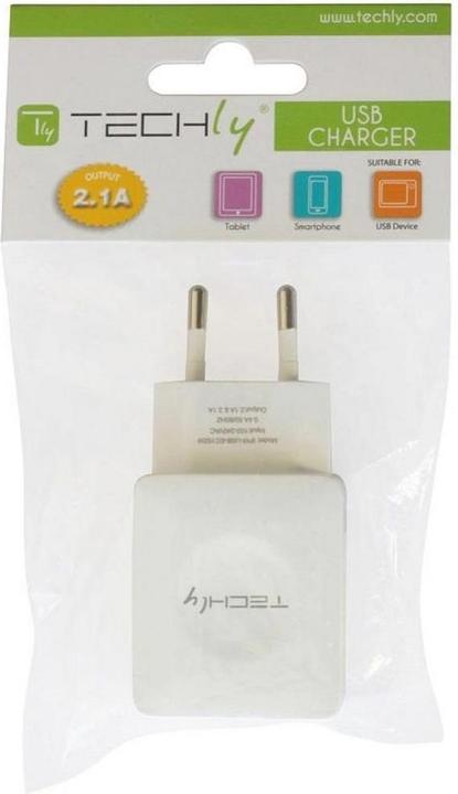 Actual product image Techly Two ports USB charger 2x USB 5V 2.1A&2.1A (10.50 W)