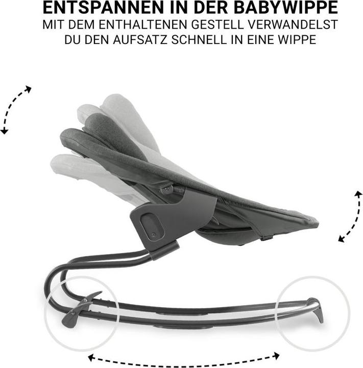 Produktbild Hauck Hochstühle Beta Plus White 5-tlg. Newborn Set - Hochstuhl + 2in1 (Hochstuhl)