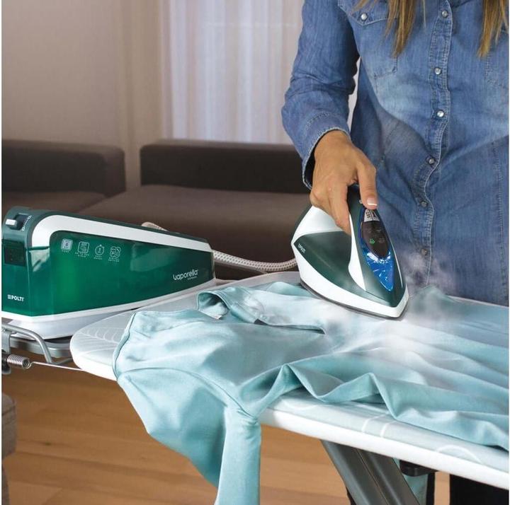Image du produit Polti VE30.20 ferro da stiro a caldaia 2200 W 1,6 L Ceramica Verde, Bianco (2200 W, 240 g/min)