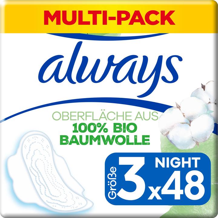 Always Cotton Protection (48 x, Damenbinden)