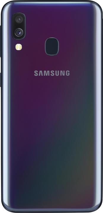Productafbeelding Samsung Galaxy A40 EE Ondernemingseditie (64 GB, Black, 5.90", Dubbele SIM, 16 Mpx, 4G)