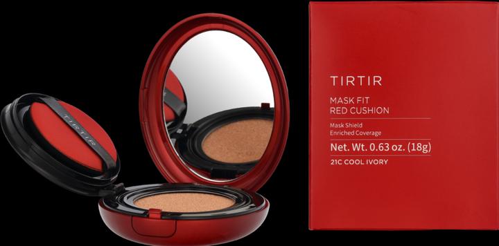 Image du produit TirTir Mask Fit Red Cushion Foundation - Couvrance totale, sans poids, adapté à la peau (#21C Cool Ivory)