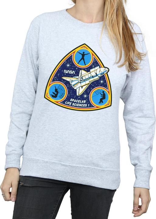 Actual product image Nasa Womens/Ladies Classic Spacelab Life Science Sweatshirt (XXL)