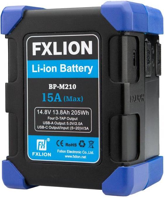 Actual product image Fxlion Mini HP V-Lock 14.8V/13.8AH/205WH (Camera battery)