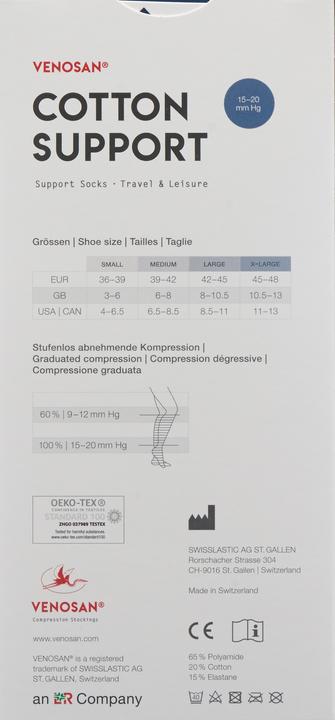 Immagine prodotto Venosan COTTON SUPPORT Socks A-D S white (S)