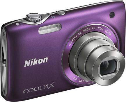 Produktbild Nikon Coolpix S3100, 14MP, 5x Zoom, HD-Movies, Violett (1/2,3'')