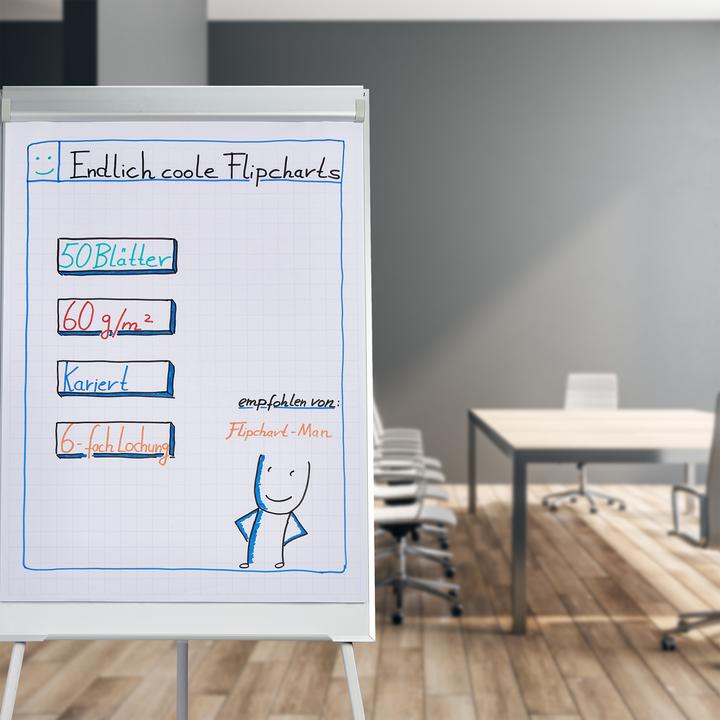 Produktbild Relaxdays Flipchartpapier