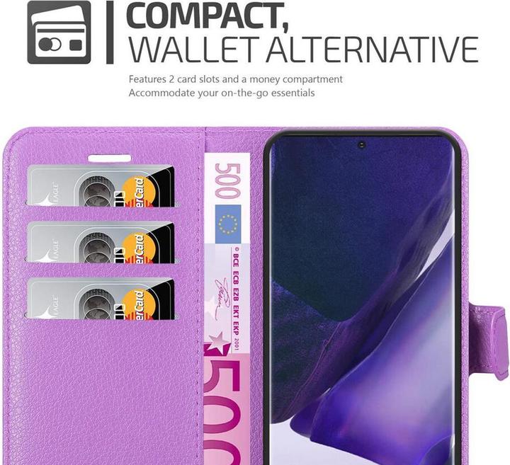 Actual product image Cadorabo Book with stand function cover (Samsung Galaxy Note 20+)