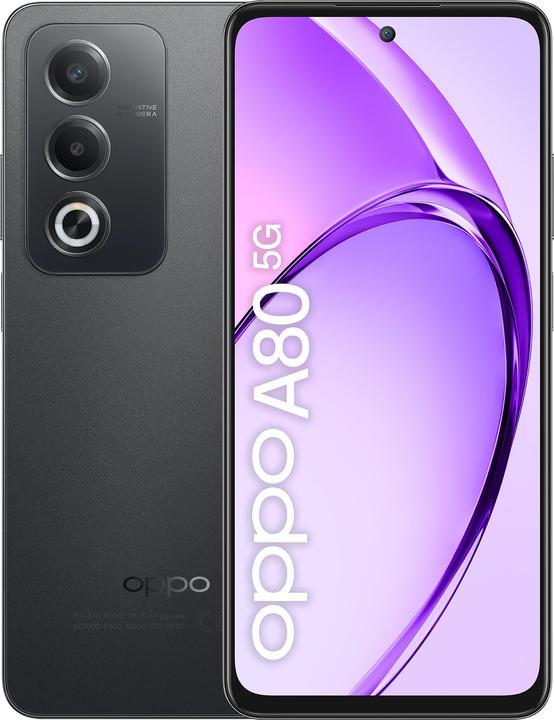 Actual product image OPPO A80 (256 GB, Starry Black, 6.67", Dual SIM, 50 Mpx, 5G)