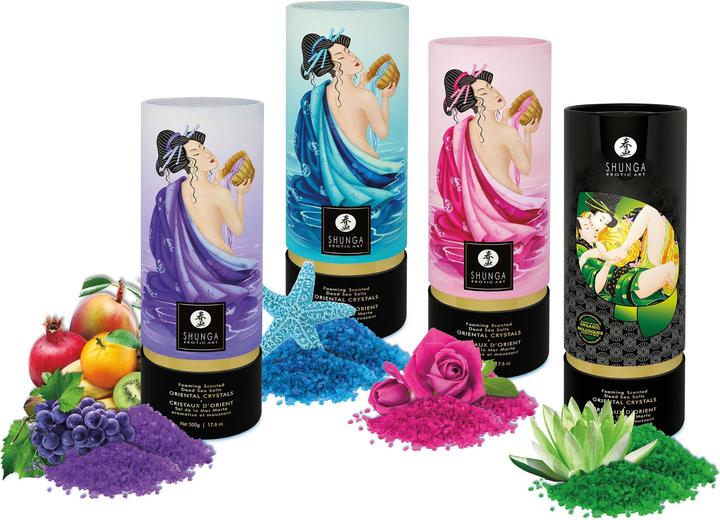 Immagine prodotto Baci Shunga - Sali da Bagno Oriental Crystals - Ocean Temptations - 500 grammi (Perle da bagno)
