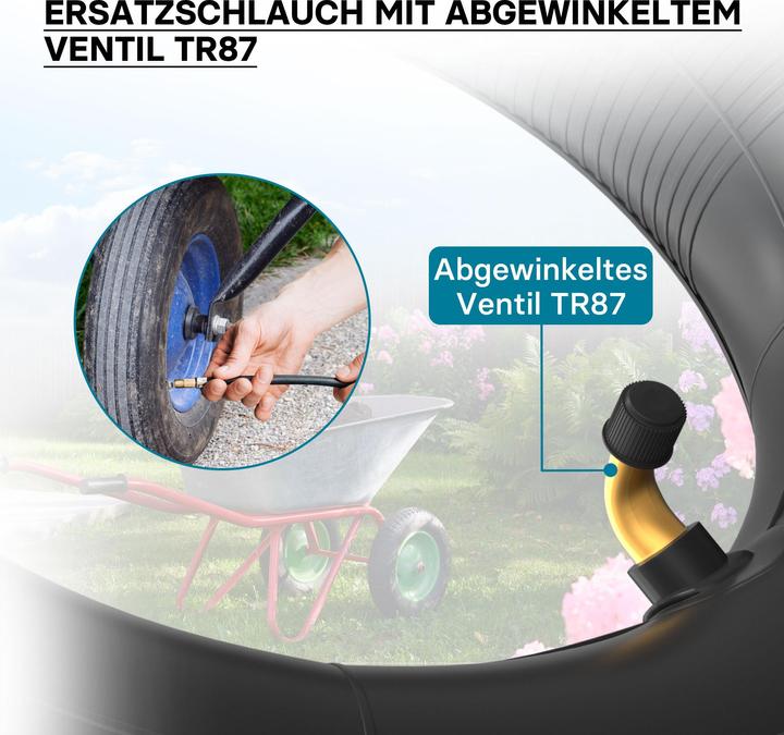 Produktbild Wiltec Standard Schlauch Reifen 3.00/3.5-4 90kg Ventil TR87 Schubkarre Sackkarre