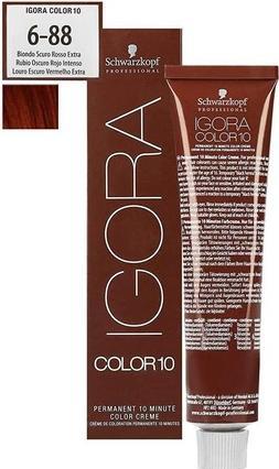 Actual product image Schwarzkopf Professional Igora Color10 hair color (6-88 Dark Blonde Red Extra)