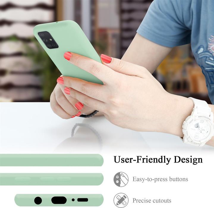 Immagine prodotto Cadorabo Copertura della cassa del silicone liquido TPU (Samsung Galaxy A71)