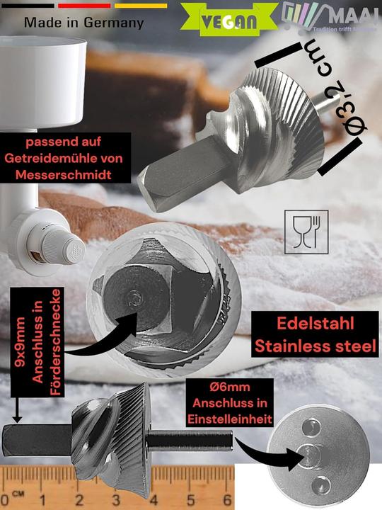 Produktbild Messerschmidt Getreidemühle