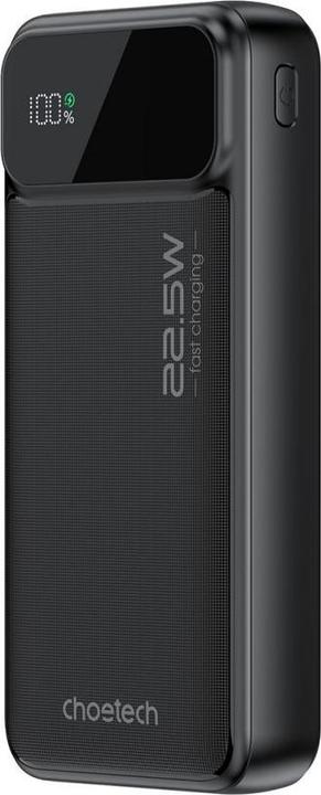 Produktbild Choetech Powerbank B729 20000mAh 22.5W PD USB-A / USB-C - black (20000 mAh, 22.50 W, 22.50 Wh)
