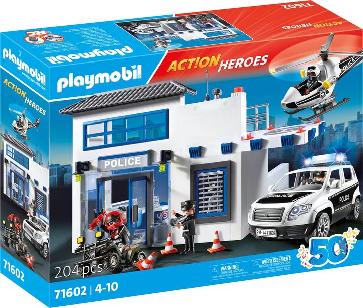 Playmobil 71602 Stazione di polizia (71602, Playmobil Eroi d'azione)