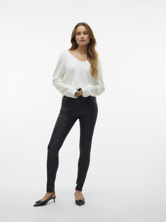 Produktbild Vero Moda Vmloa Hr Skinny Coated Zipper Pant Exc Hose (34)