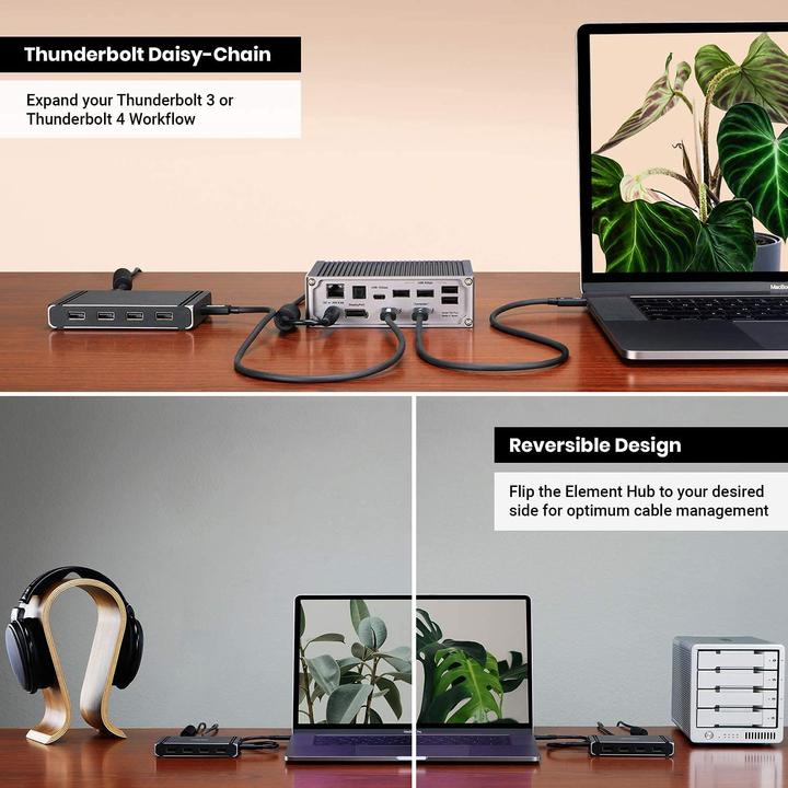Immagine prodotto CalDigit Thunderbolt 4 Element (Thunderbolt, 8 Porti)