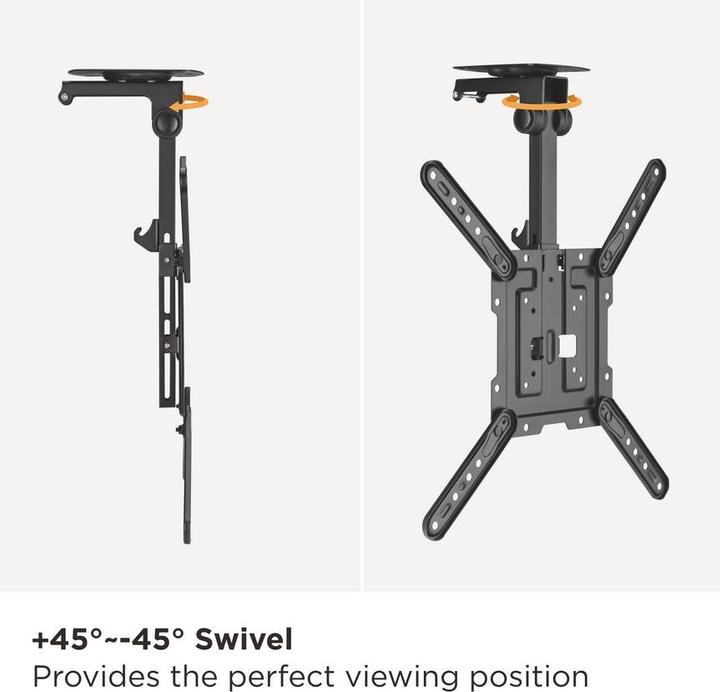 Actual product image equip Wall bracket 23"-55"/ 1TFT 20kg fixed bw (Ceiling, 55", 20 kg)