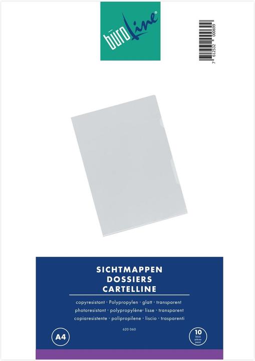 BüroLine Sichtmappen (A4, 10 x)