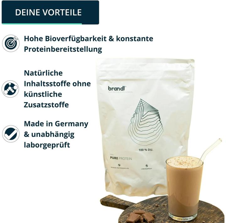 Produktbild Brandl-Nutrition Pure Protein Vegan (Schokolade, 1 Stk., 1000 g)