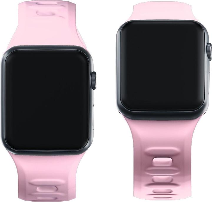 Produktbild 3MK Silicone Watch Strap Powder Pink dla Apple Watch 42/44/45/49 mm