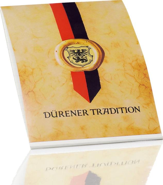 Rössler Briefblock A5 50 Blatt Dürener Tradition mehrfarbig (A5, Blanko)