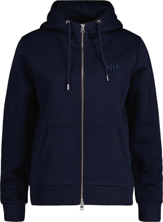GANT Regular Tonal Shield Zip Hoodie (M)