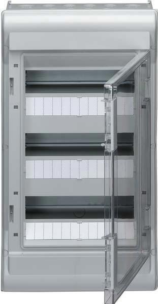 Produktbild Hager HAG VE312SN Vector IP65, 3x12 PLE, UV-stabil, o. LE (Verteiler)