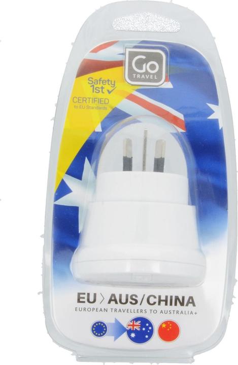 Actual product image Go Travel Adapter Europe-Australia