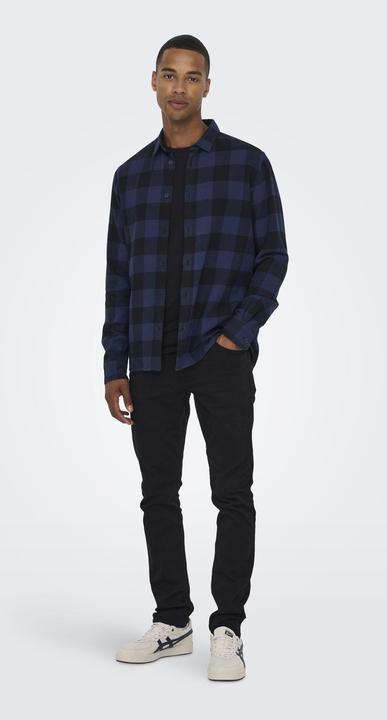 Image du produit Only & Sons Kariertes Langarmhemd (XS)