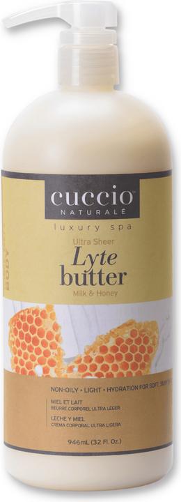 Cuccio Lyte Butter Lotion - Milk & Honey