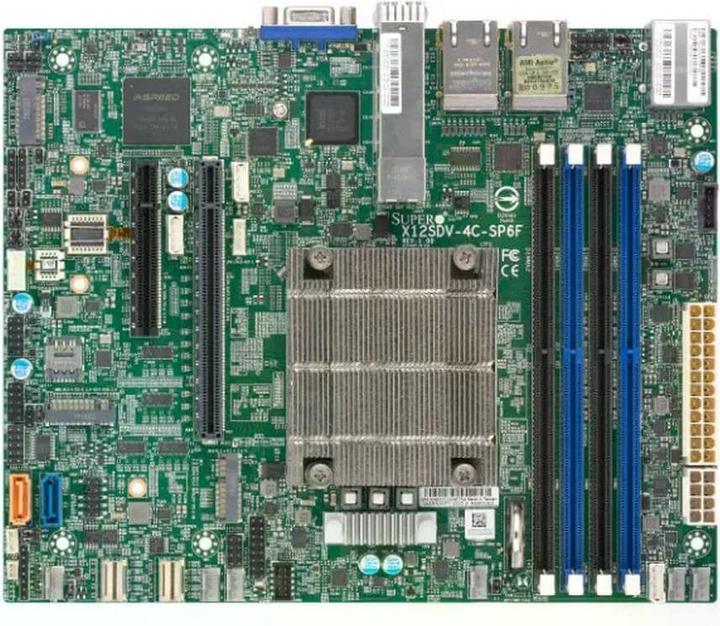 Produktbild Supermicro Barebone IoT SuperServer 1U Intel Xeon D-1736NT (8C/16T) 2,7 GHz SYS-E300-12D-8CN6P