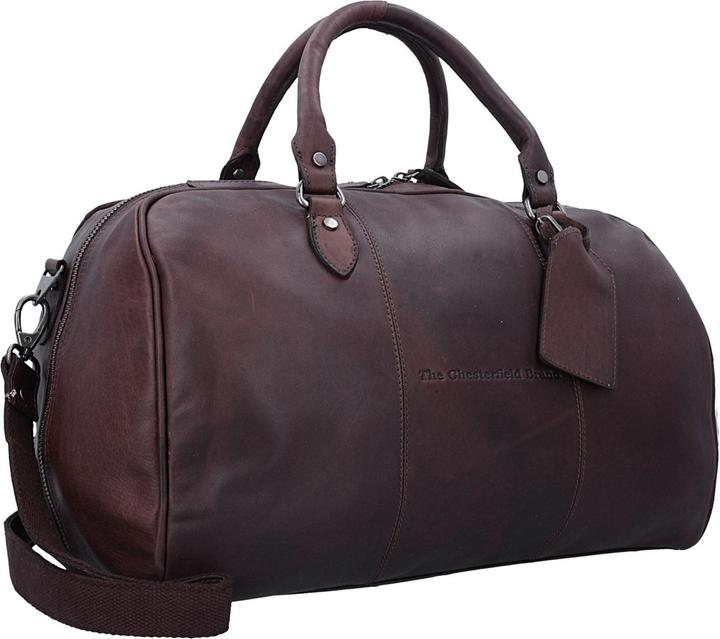 Chesterfield Leren Reistas / Weekendtas Liam - 35 liter - Bruin (28 l)
