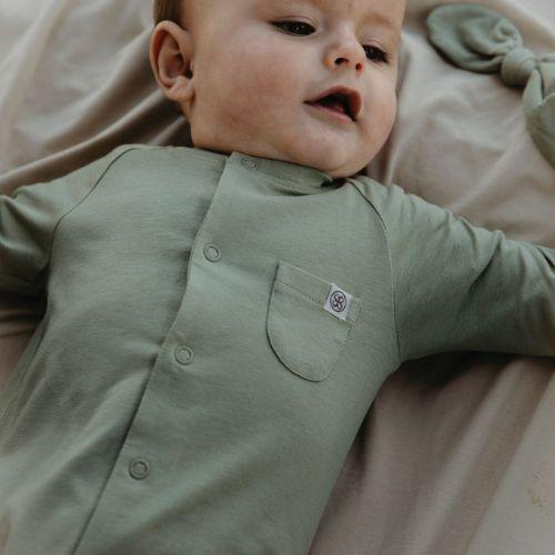 Actual product image Cloby Romper suit overall UPF + Olive Green (62, 63, 64, 65, 66, 68)