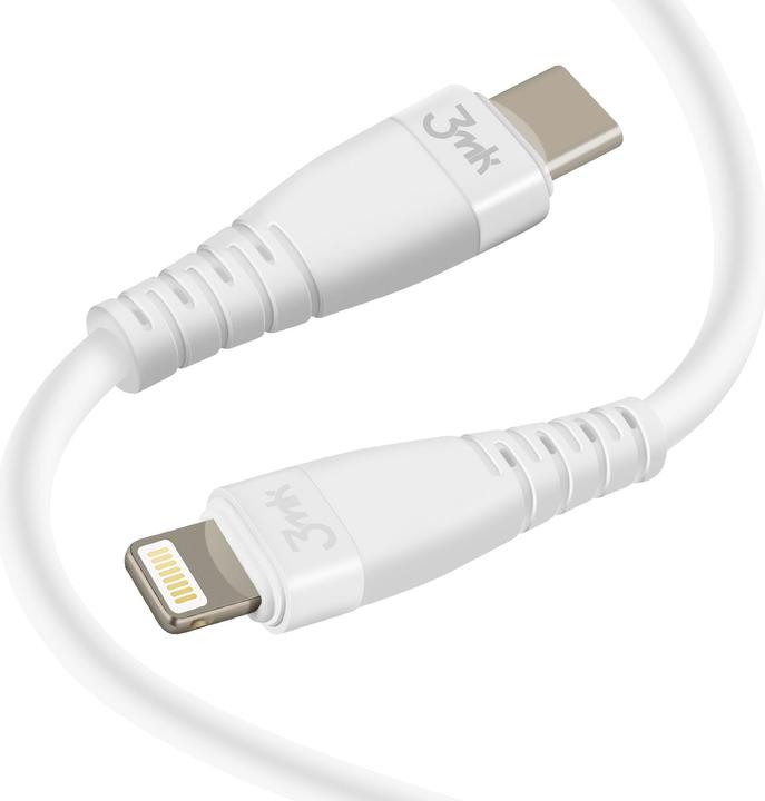 Image du produit 3MK Câble USB Hyper Silicone Cable Lightning 20W 1m (1 m, USB 3.2 Gen 2)