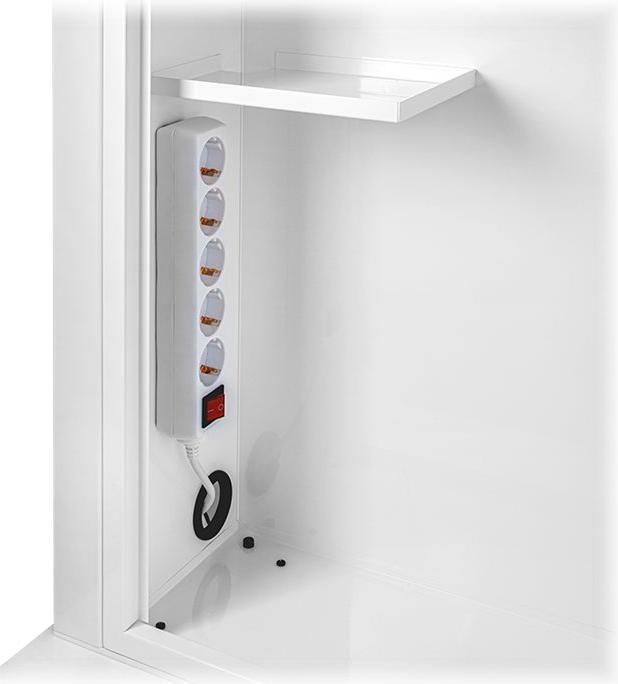 Image du produit Hagor Wall Lift Pro Light III Flip, 45 kg, 139,7 cm (55"), Réglage de la hauteur, Gris
