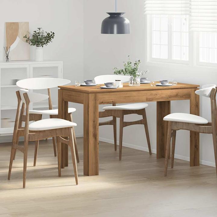 Actual product image VidaXL Esstisch Artisan-Eiche 120x60x76 cm Holzwerkstoff (120 x 60 x 76 cm)