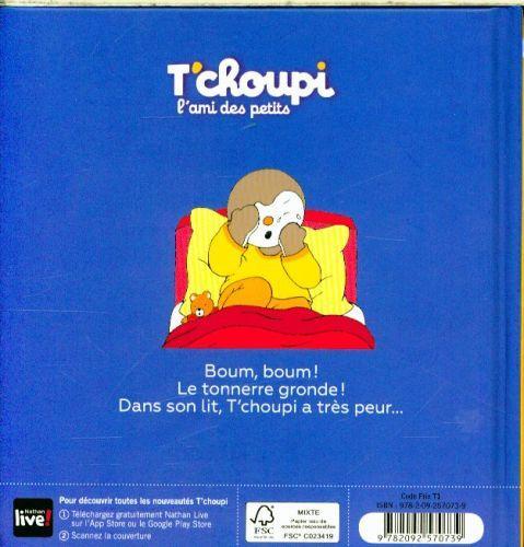 Produktbild T'choupi a peur de l'orage (Französisch, Courtin Thierry, 2017)