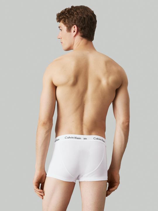 Produktbild Calvin Klein Low Rise Trunk "Cotton Stretch" weiss (S, 3er Pack)